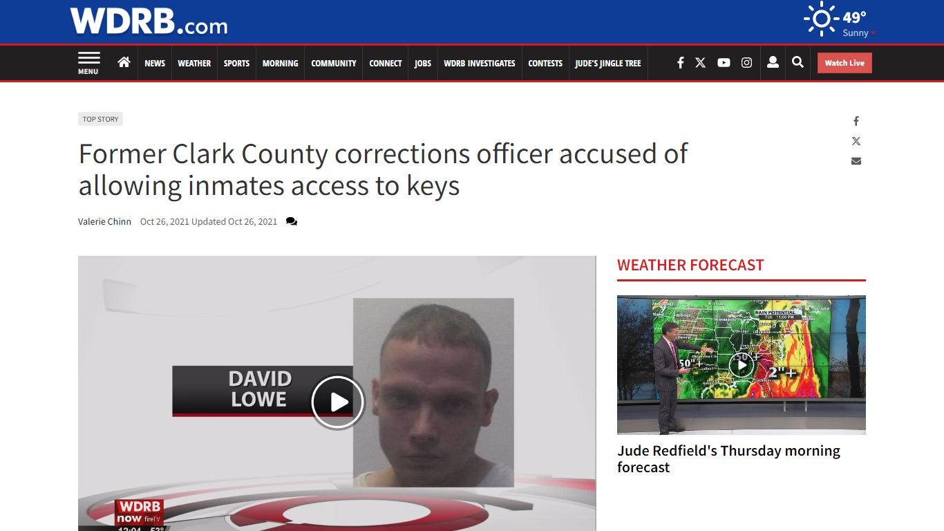 Former Clark County corrections officer accused of allowing inmates ...